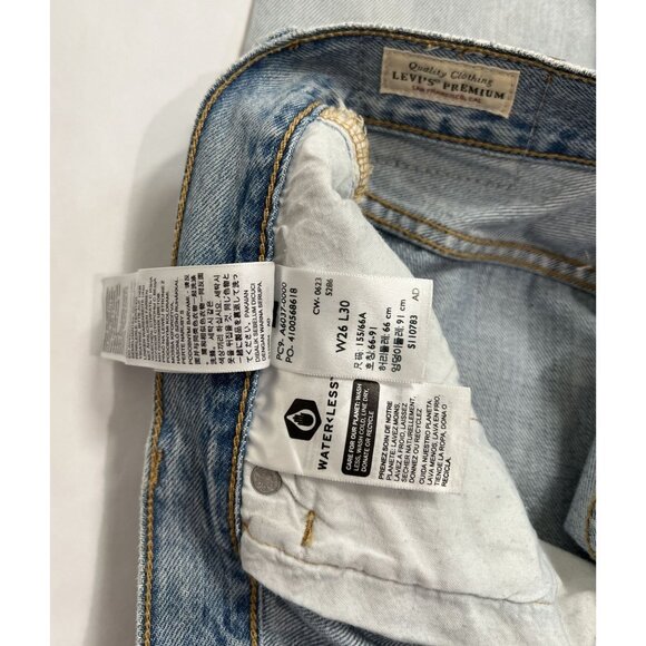 Levi's 501 '90s Freehand Folk Women's Jeans in Serious Sizzle Light Wash - Picture 7 of 7